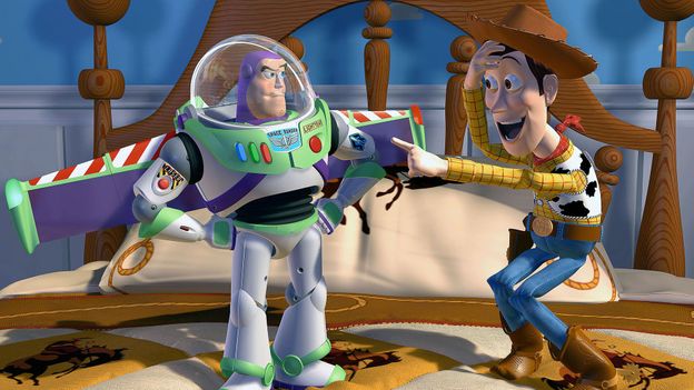 Woody và Buzz Light Year - những nhân vật chính dẫn dắt mạch cảm xúc cho phim