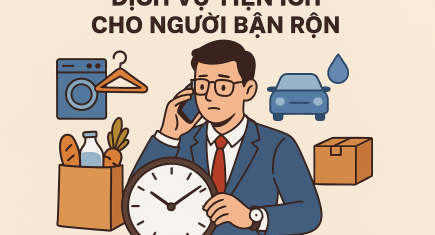 Dịch vụ tiện ích hàng ngày – Hướng kinh doanh dễ tiếp cận và tiềm năng